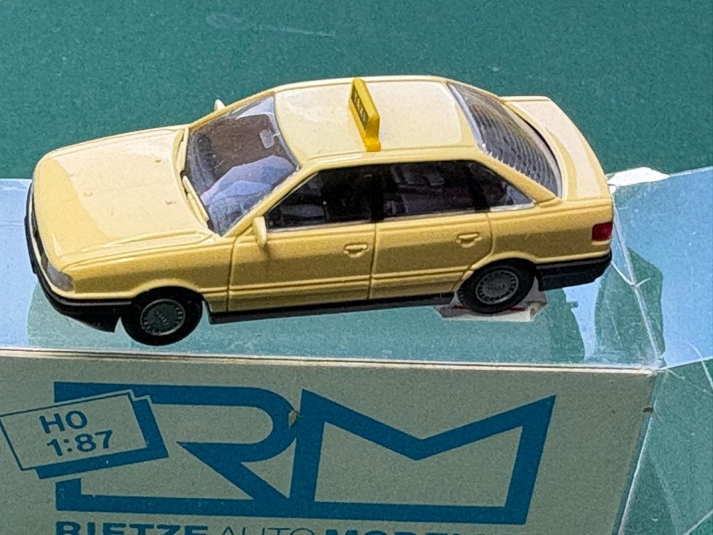 Rietze Audi 80 Taxi IMG6852/3, Hobby en Vrije tijd, Modelauto's | 1:87, Ophalen of Verzenden, Nieuw, Auto, Rietze
