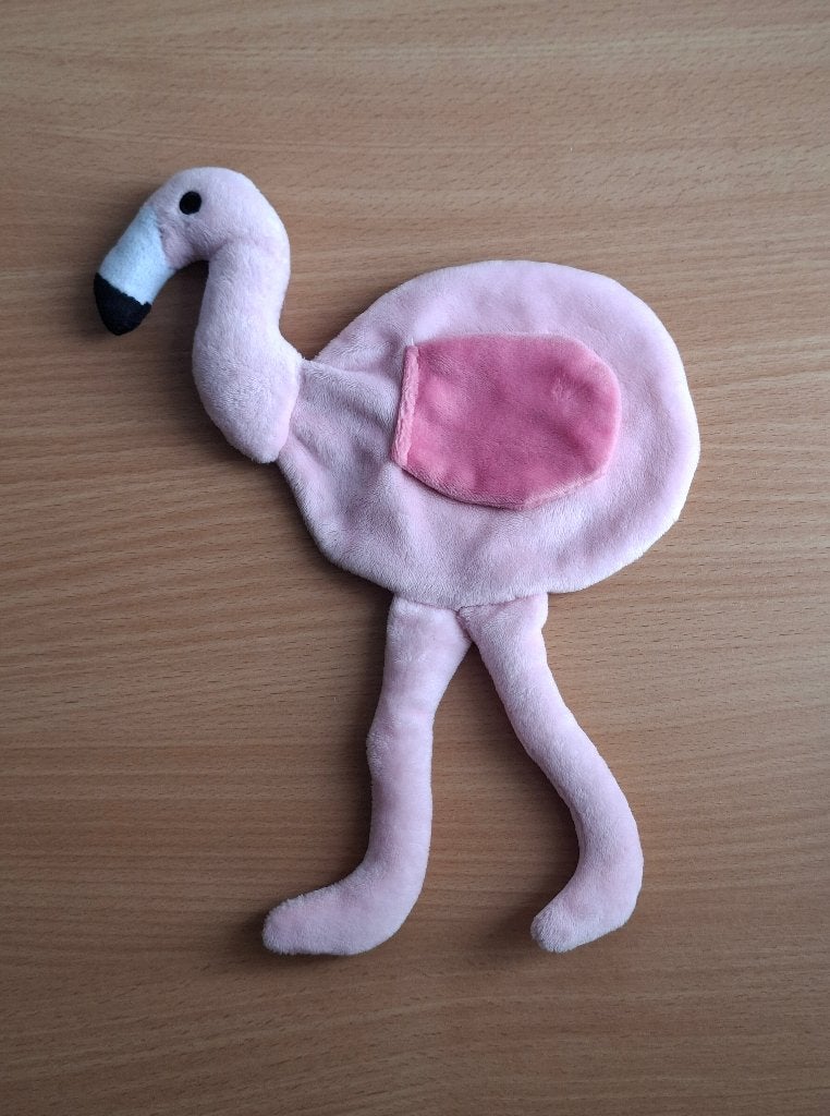 Knuffeldoekje, Knuffel van Zwitsal, Roze Flamingo, Ophalen of Verzenden, Zo goed als nieuw, Roze, Wasbaar