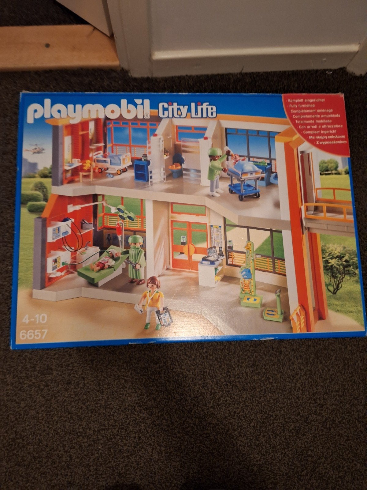 playmobil kinder ziekenhuis 6657, Ophalen, Zo goed als nieuw, Complete set