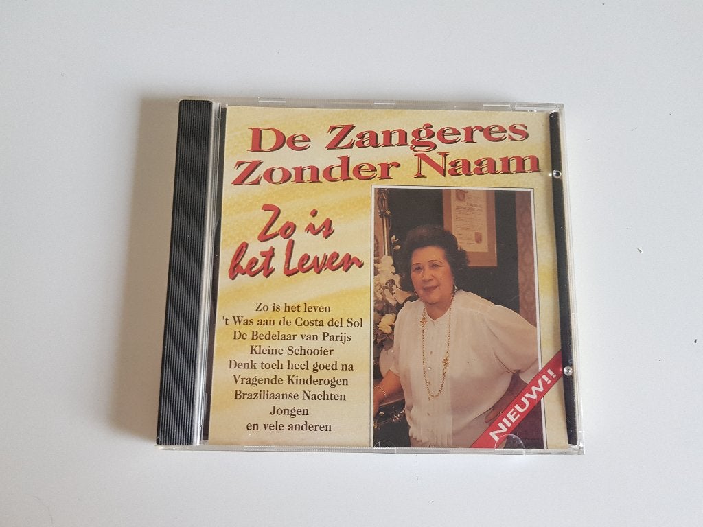 De Zangeres Zonder Naam - Zo is het leven CD, Gebruikt, Verzenden, Overige genres, Inclusief doosje