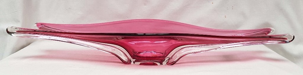MURANO Fratelli Toso fruitschaal Chambord., Antiek en Kunst, Ophalen of Verzenden