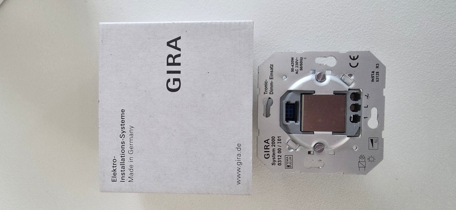 GIRA System 2000 Universele LED-Dimmer Standaard, 0312 00, Ophalen of Verzenden, Nieuw, Schakelaar