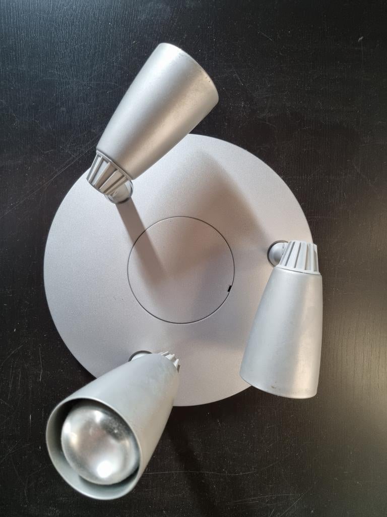 Diverse lampen: spotjes en plafonnières, Ophalen of Verzenden, Gebruikt, Glas