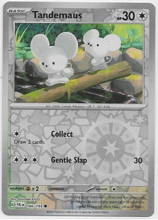 Paldea Evolved,  Tandemaus [reverse] 166/193, Verzenden, Nieuw, Losse kaart