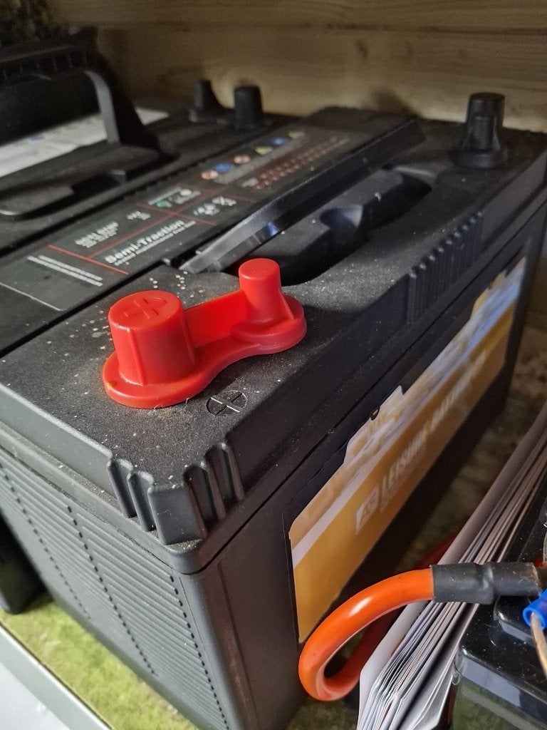 Dynac 105ah semi tractie accu 12v, Ophalen, Gebruikt, Smart