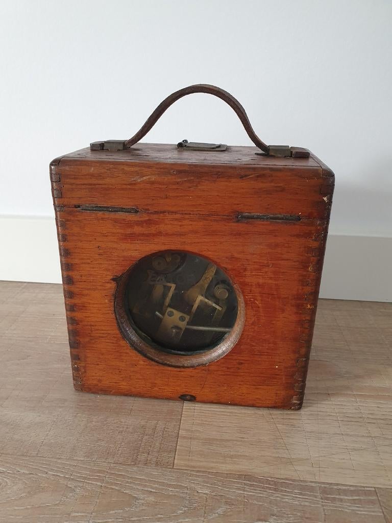 Antieke 'Imperator Toulet Excelsior' duivenklok ca 1905 €75, Antiek en Kunst, Ophalen of Verzenden