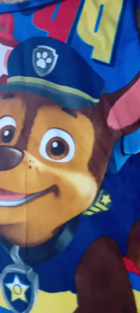 Paw Patrol Dekbedovertrek 125x100 cm, Kinderen en Baby's, Kinderkamer | Beddengoed, Gebruikt, Blauw, Dekbedovertrek, Ophalen of Verzenden