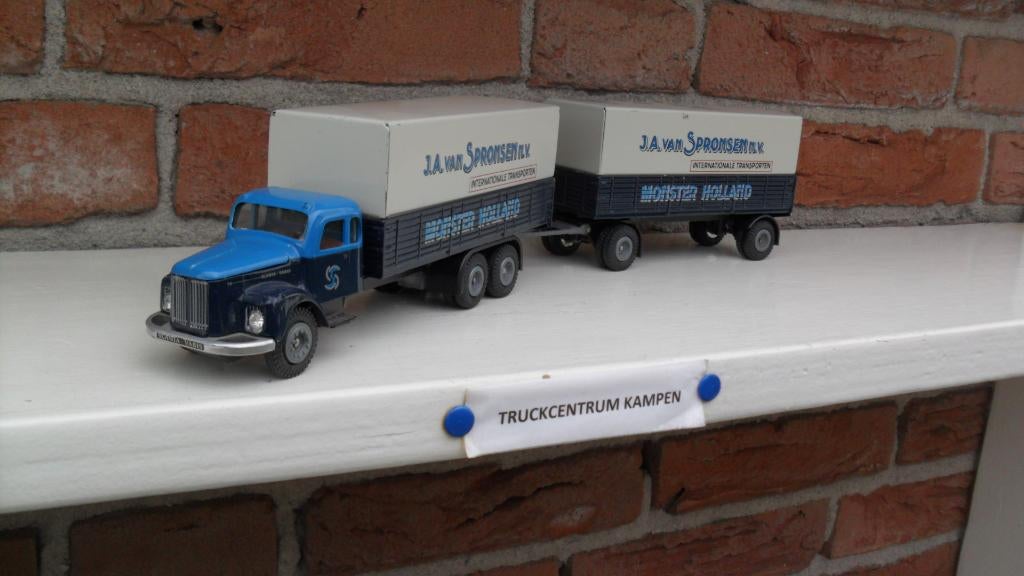 Tekno  Scania  Torpedo  van  J. A. van  Spronsen., Hobby en Vrije tijd, Modelauto's | 1:50, Ophalen of Verzenden, Zo goed als nieuw