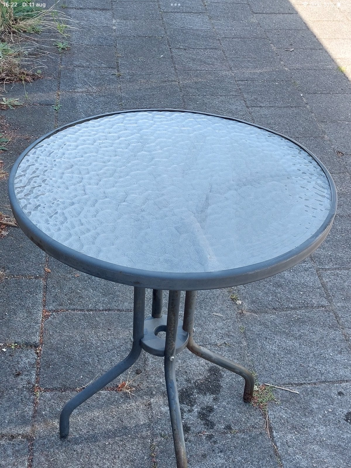 Tuintafeltje, Tuin en Terras, Tuintafels, Ophalen, Gebruikt, Rond