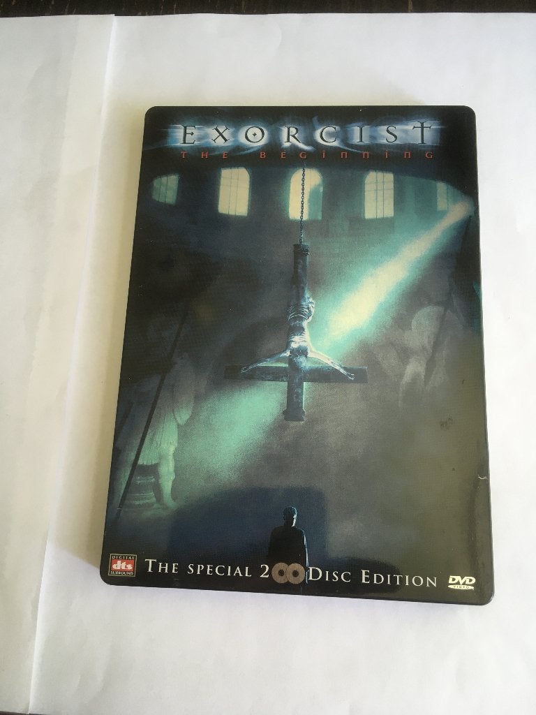 the exorcist the beginning (metal case 2DVD) dvd metal case, Alle leeftijden, Ophalen of Verzenden, Zo goed als nieuw