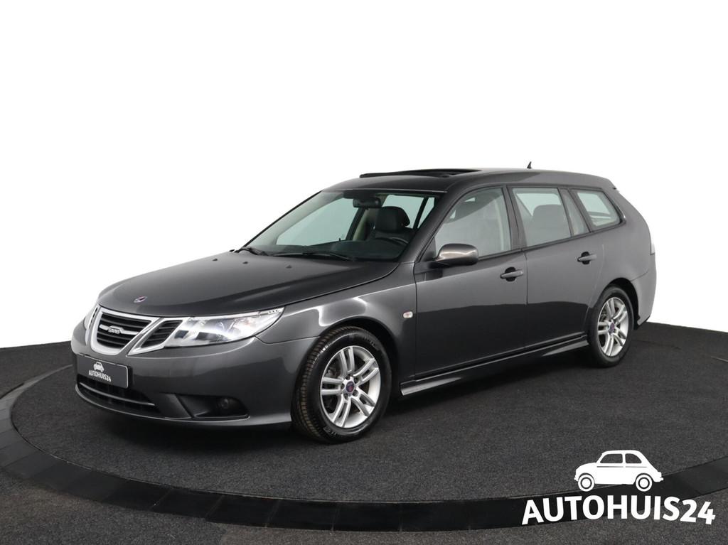 Saab 9-3 Sport Estate 1.8t Linear TX-Pack 2010 SCHUIFDAK LED, 1998 cc, Gebruikt, Zwart, 4 cilinders