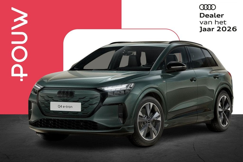 Audi Q4 e-tron 286pk S Edition 82 kWh | Tech Plus | Panorama, Auto's, Audi, Bedrijf, Te koop, Q4 e-tron, 360° camera, ABS, Achteruitrijcamera