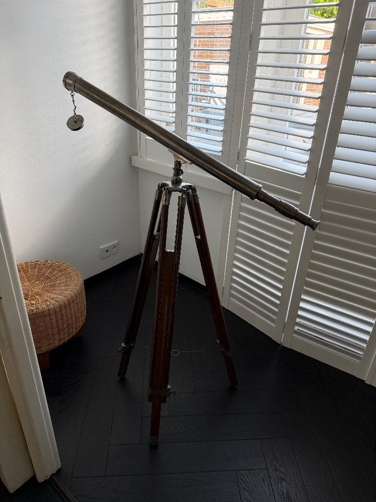 Telescoop voor de sier in de huiskamer, Audio, Tv en Foto, Optische apparatuur | Telescopen, Ophalen, Lenzentelescoop (refractor)