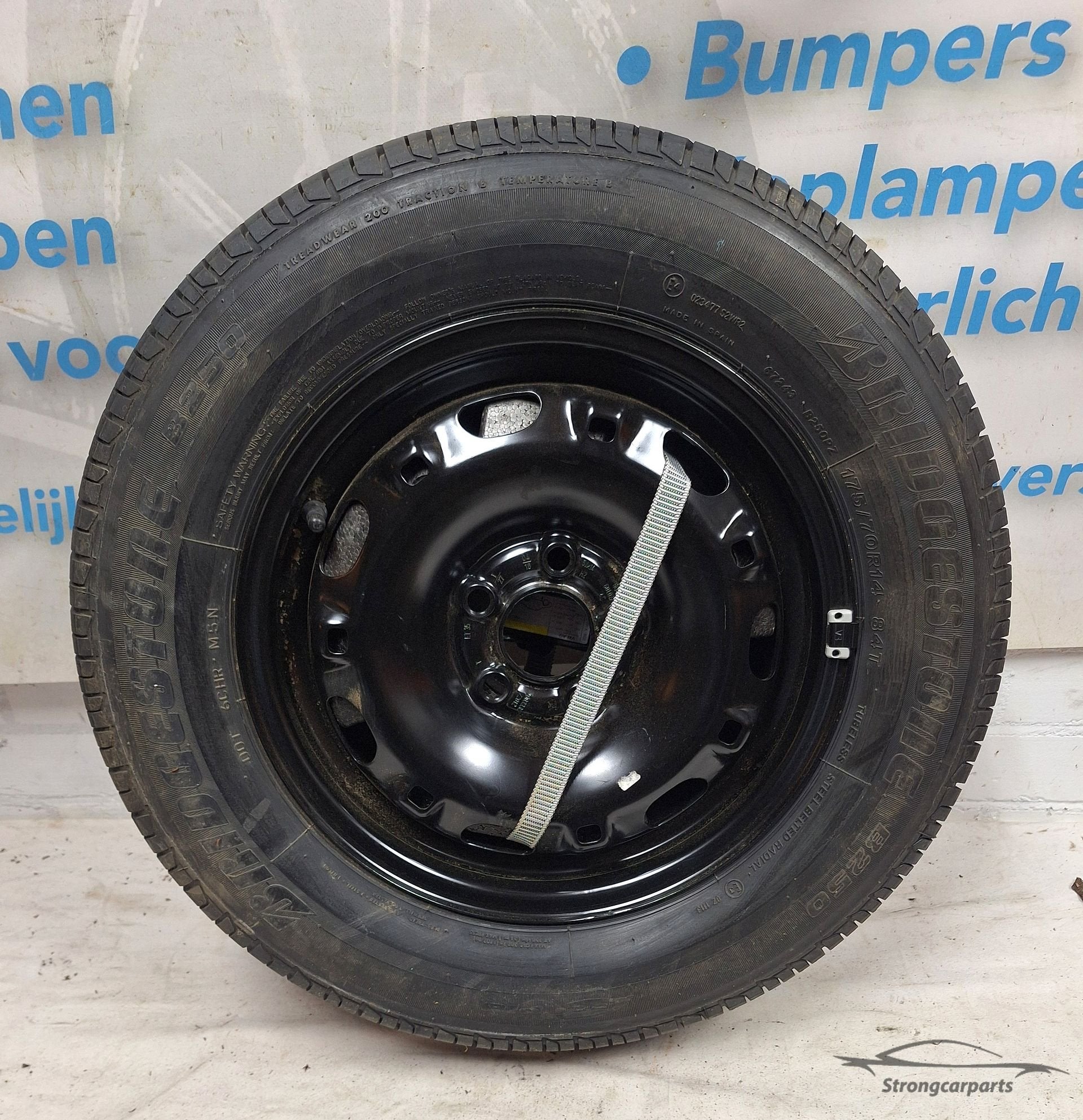 Reservewiel met gereedschap kit VW Polo 6R 5x100 175/70/14, Gebruikt, -, Volkswagen, -