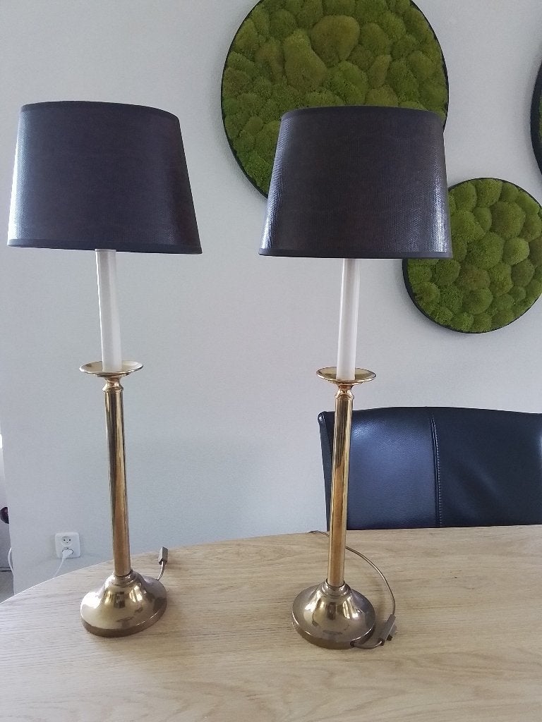 Schemerlamp, Ophalen, Gebruikt, Metaal, 50 tot 75 cm