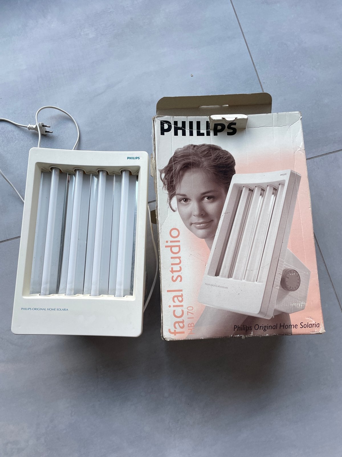 Philips Facial Studio Hoogtezon Gezichtsbruiner HB 170, Witgoed en Apparatuur, Zonnebanken en Gezichtsbruiners, Ophalen, Gebruikt