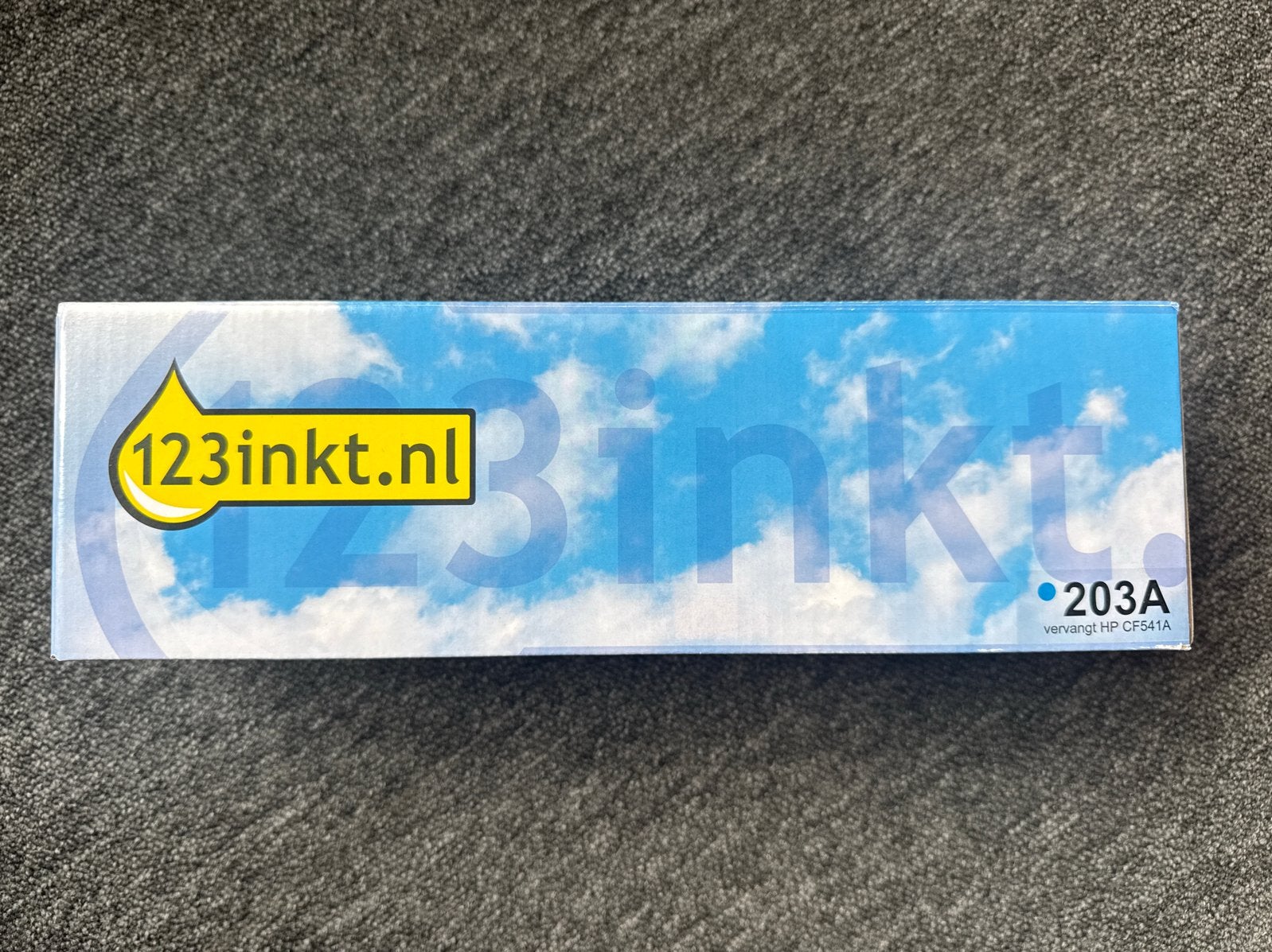 123inkt 203A Toner (vervangt HP CF541A), Ophalen of Verzenden, Nieuw, Toner