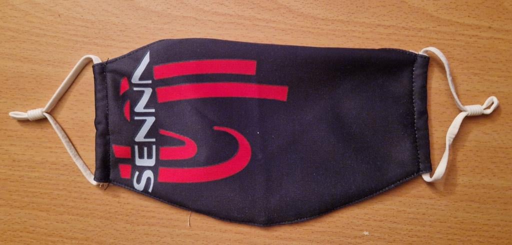 Ayrton Senna mond masker, Ophalen of Verzenden, Nieuw, Zwart, Heer of Dame