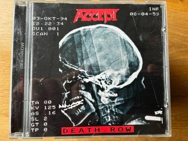 Accept - Death Row CD (Heavy Metal), Inclusief boekje, Ophalen of Verzenden, Zo goed als nieuw, Heavy metal