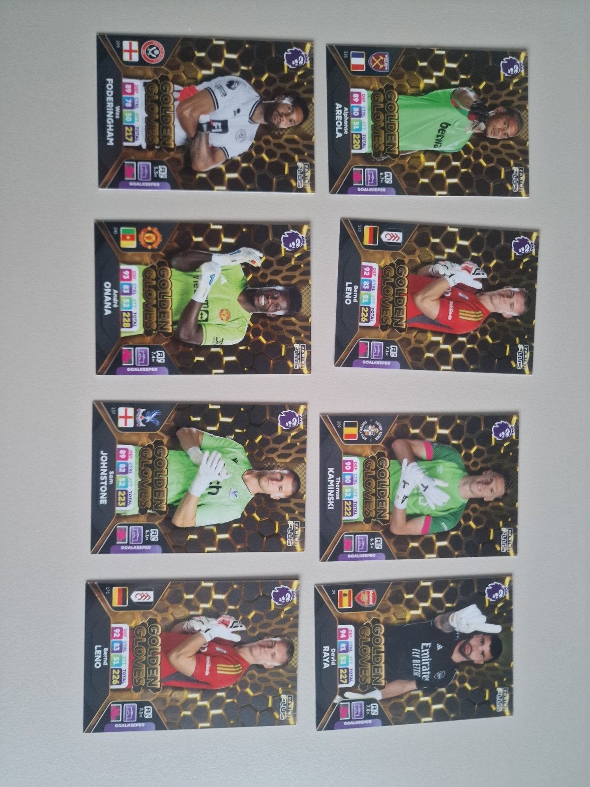 Premier League Adrenalyn XL 2024 Golden Gloves Keepers, Ophalen, Zo goed als nieuw, Buitenlandse clubs, Spelerskaart