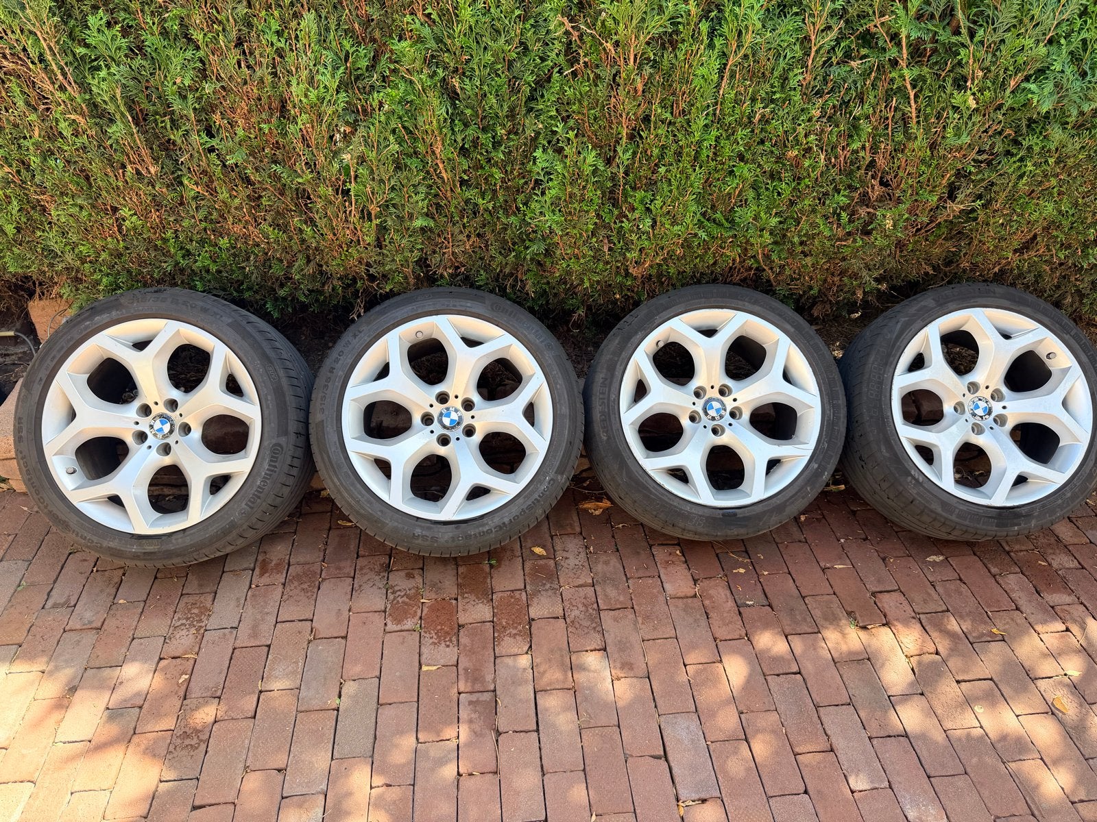 20 inch BMW X5 E70 velgen met banden, Ophalen, Gebruikt, 275 mm, Banden en Velgen