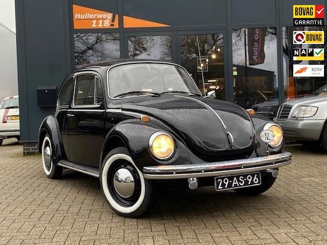 Volkswagen Kever 1303 LS/oltimer/wegenbelastingvrij/zeer net, Auto's, Achterwielaandrijving, Gebruikt, 4 cilinders, Zwart