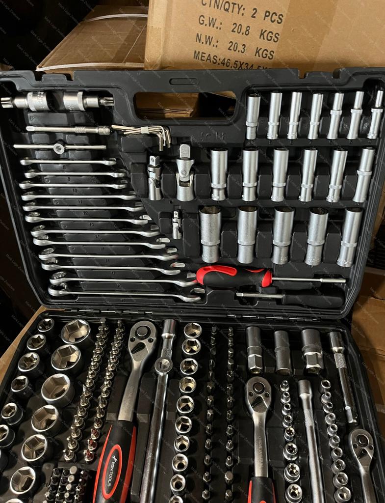 NIEUWE! BSN Tools 215 delige ratel- steeksleutel set, Ophalen, Nieuw