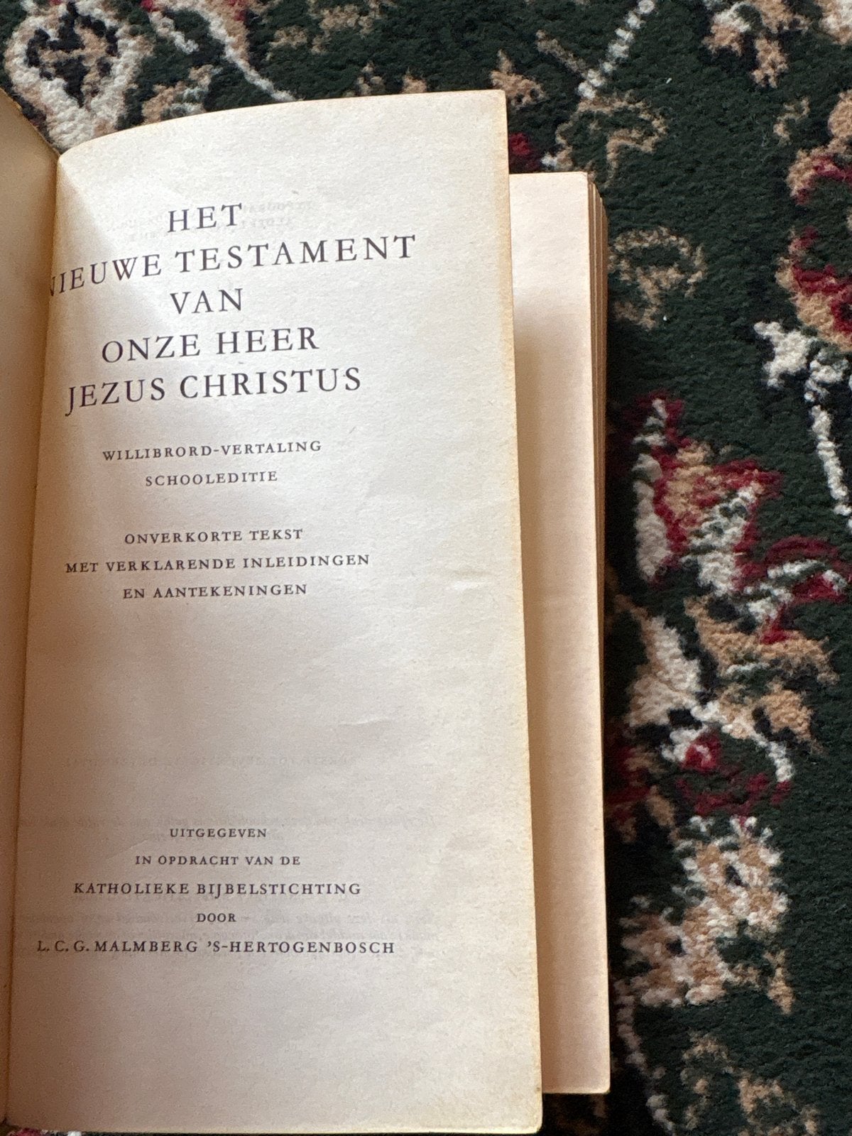 Het Nieuwe Testament - Willibrord-vertaling Schooleditie, Antiek en Kunst, Ophalen of Verzenden