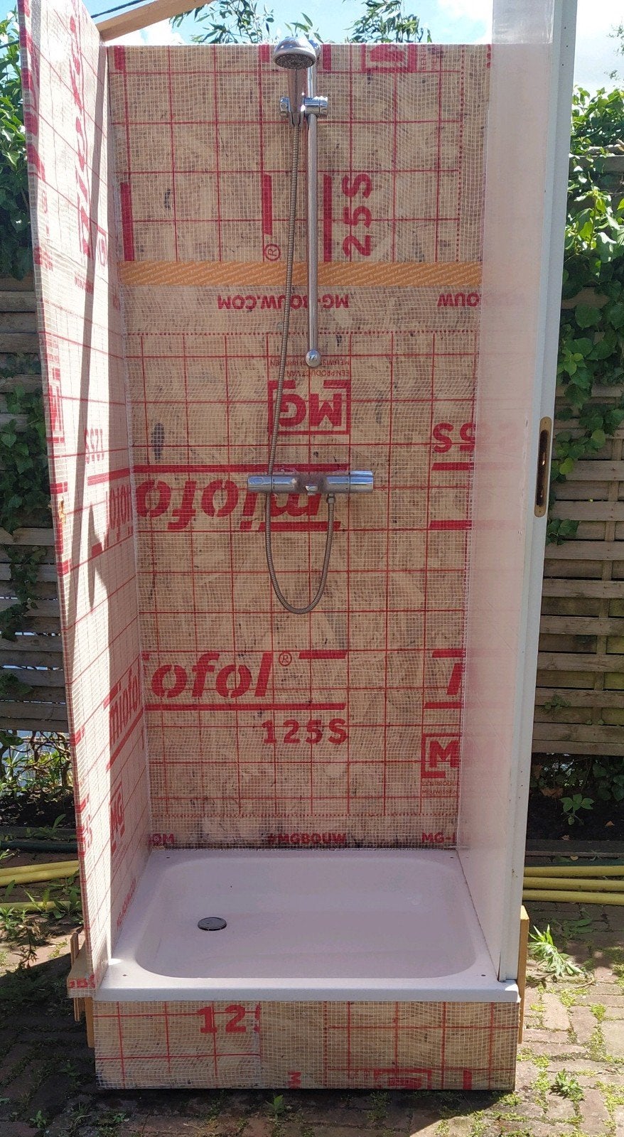 Douche nood tijdelijk camping bouw, Ophalen, Gebruikt, Douche
