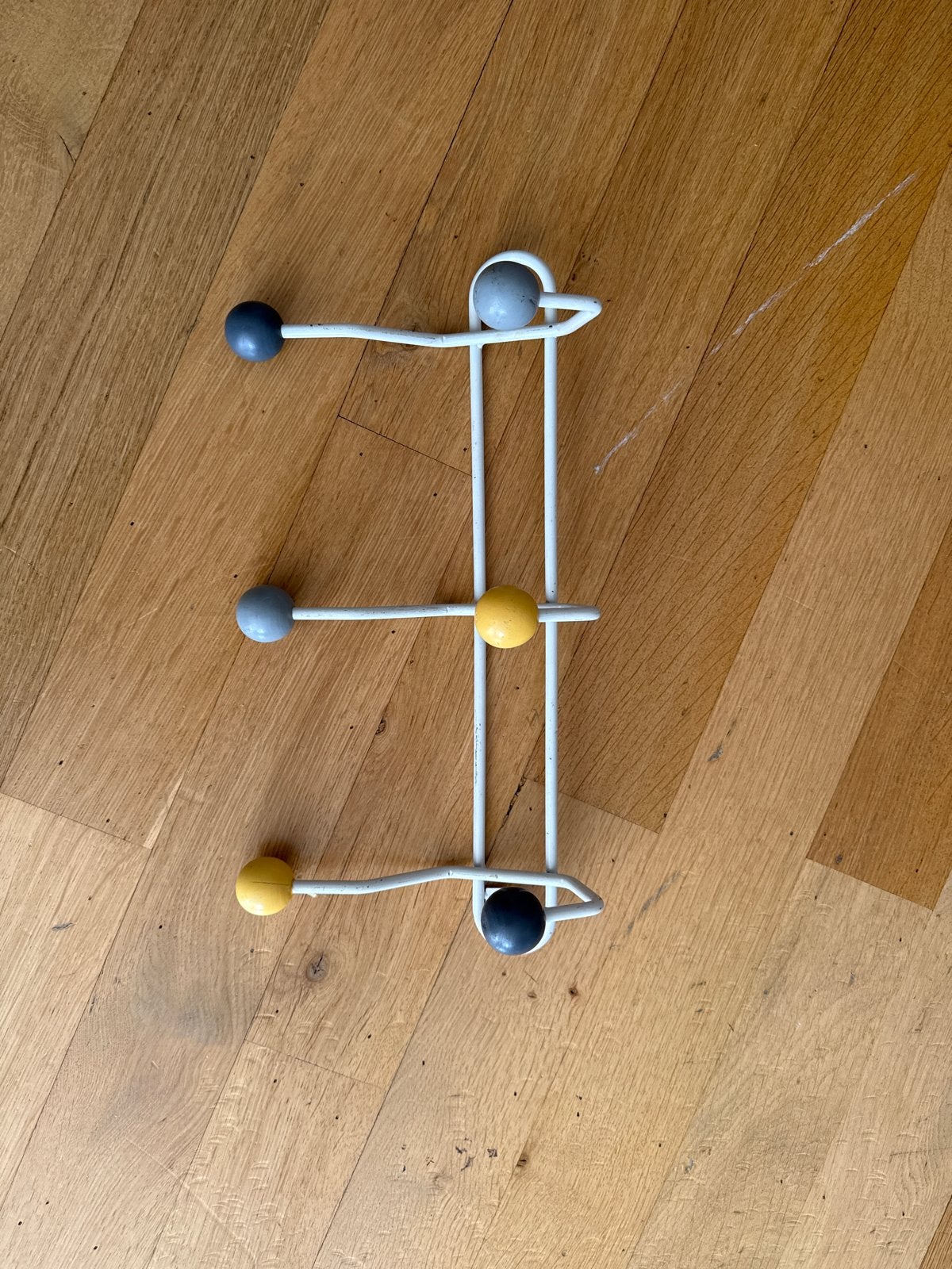 Vintage kapstok met gekleurde bollen, Gebruikt, Minder dan 100 cm, Metaal, Ophalen