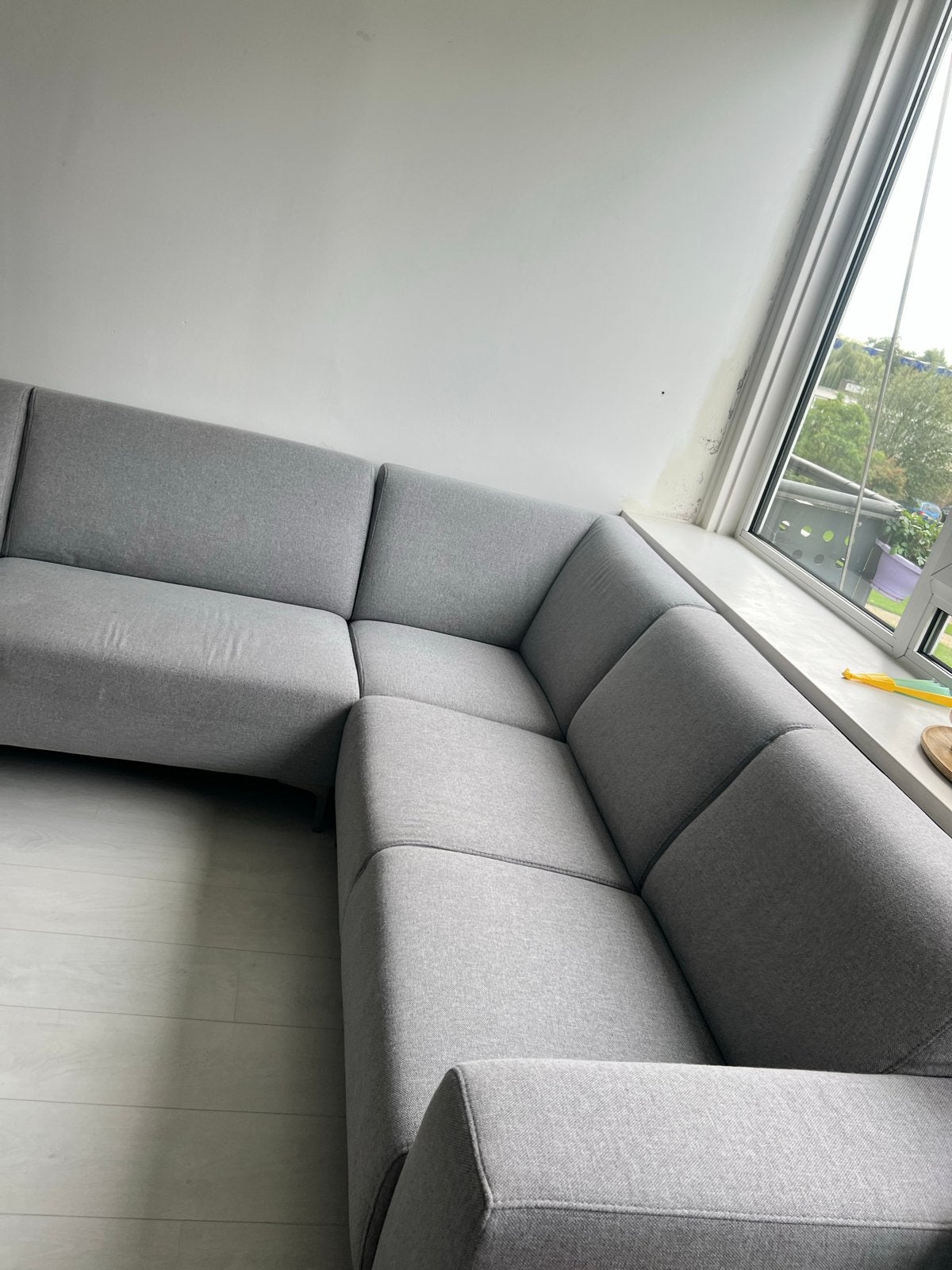 Ruime hoekbank – comfortabel en in goede staat, Ophalen of Verzenden, Gebruikt, Stof