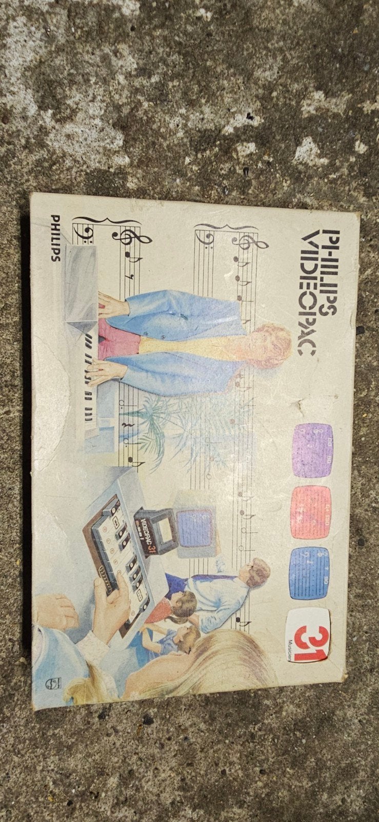 Philips Videopac 31 Musician - Muziekspel, Spelcomputers en Games, Overige modellen, Ophalen of Verzenden, Zonder controller, Gebruikt