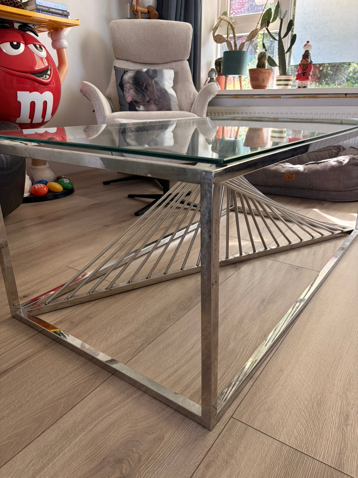 Salontafel / koffietafel geometrisch, Huis en Inrichting, Ophalen, 50 – 75, 100 tot 150 cm, 50 tot 100 cm