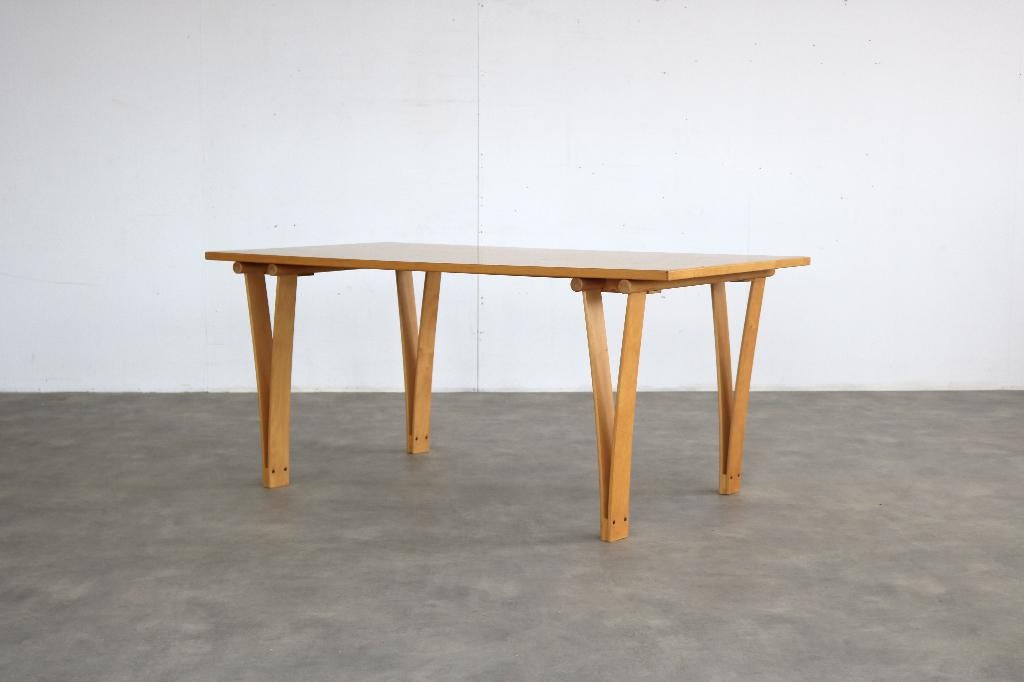 vintage eettafel | tafel | jaren 60 | Zweeds, Gebruikt, ., ., Rechthoekig