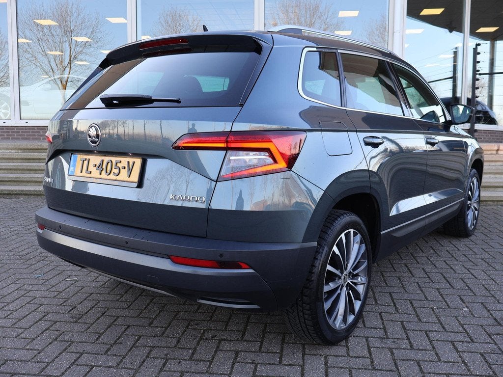 Skoda Karoq 1.0 TSI CLEVER EDITION + 18 INCH | APPLE CARPLAY, Auto's, Voorwielaandrijving, Stof, Gebruikt, 116 pk