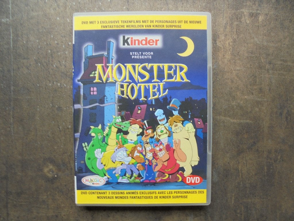 DVD Monster Hotel/Music Ville/Piramolli (zie foto's), Gebruikt, Tekenfilm, Overige soorten, Ophalen of Verzenden