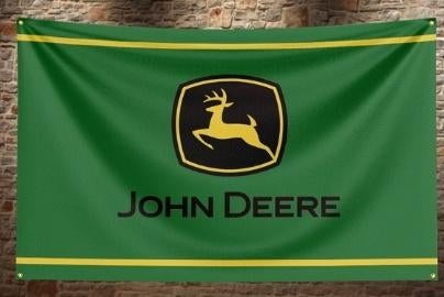 John Deere Vlag 2000 logo reclame Flag 4., Ophalen of Verzenden, Nieuw