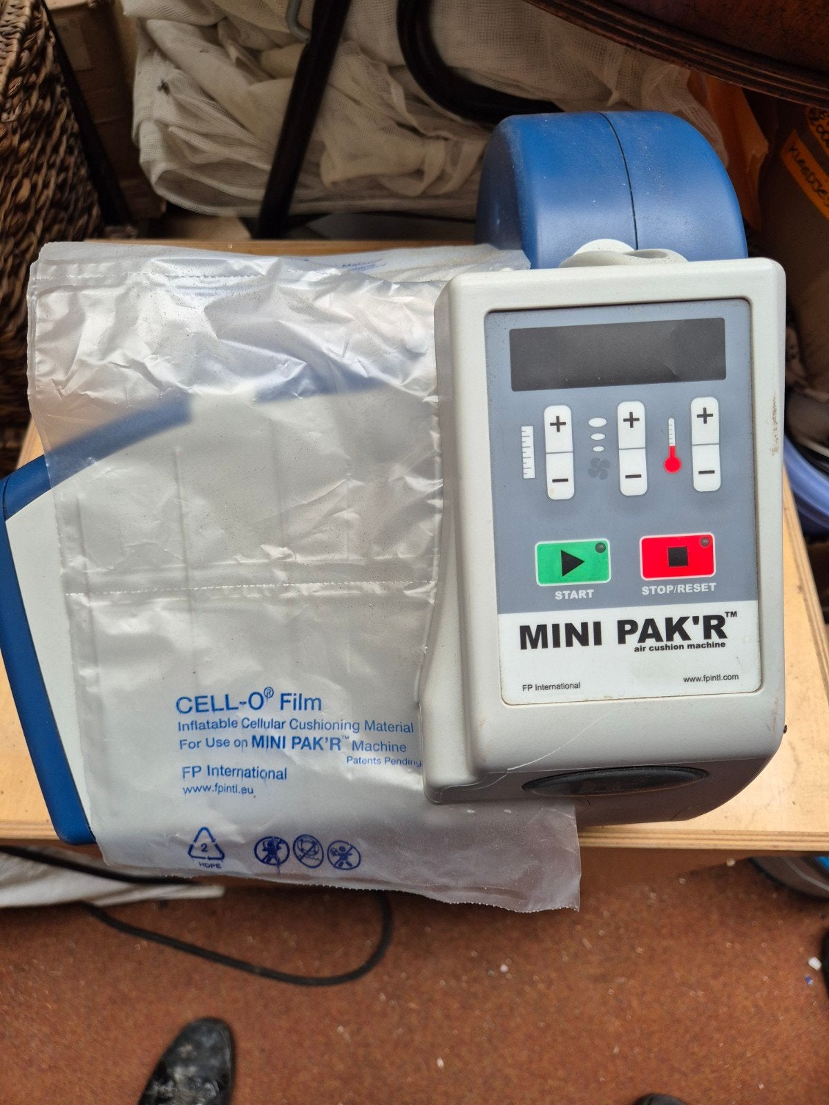 FP International MINI PAK'R luchtkussenmachine, Ophalen of Verzenden