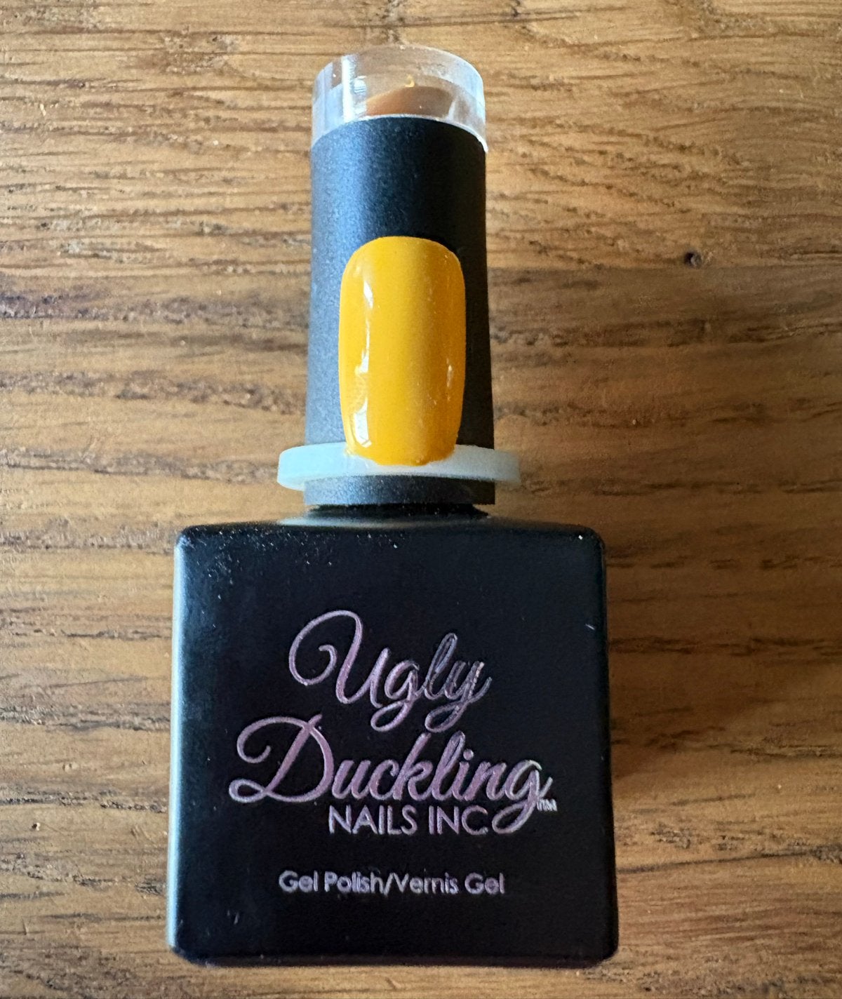 Ugly Duckling Nails Gel Polish - Okergeel (15 ml), Gebruikt, Geel, Ophalen of Verzenden, Handen en Nagels