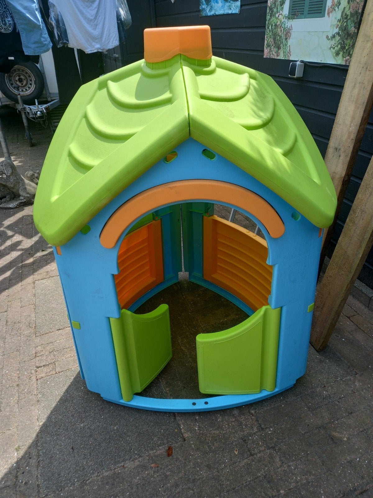 Speelhuisje, Ophalen, Gebruikt, Kunststof