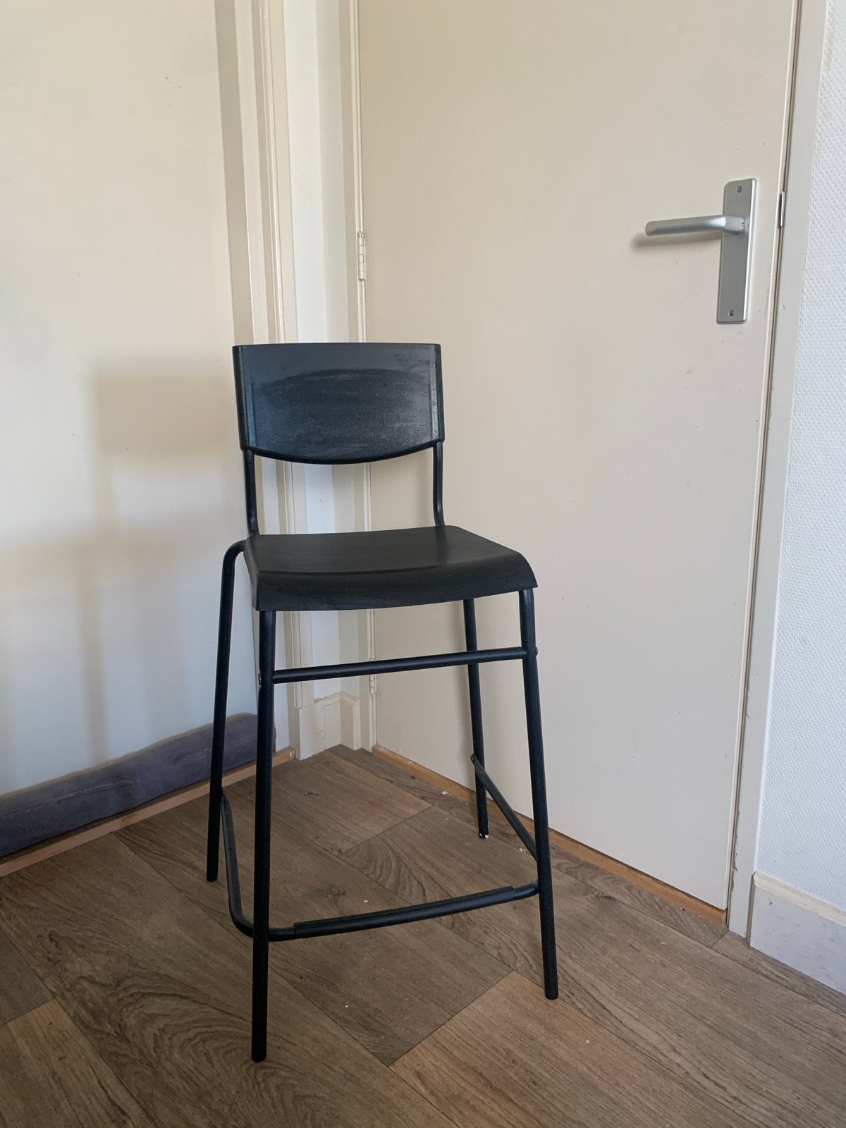 4 zwarte IKEA STIG barkrukken/hoge stoelen - nieuw verpakt, Huis en Inrichting, Stoelen, Kunststof, Zwart, Nieuw, Ophalen of Verzenden