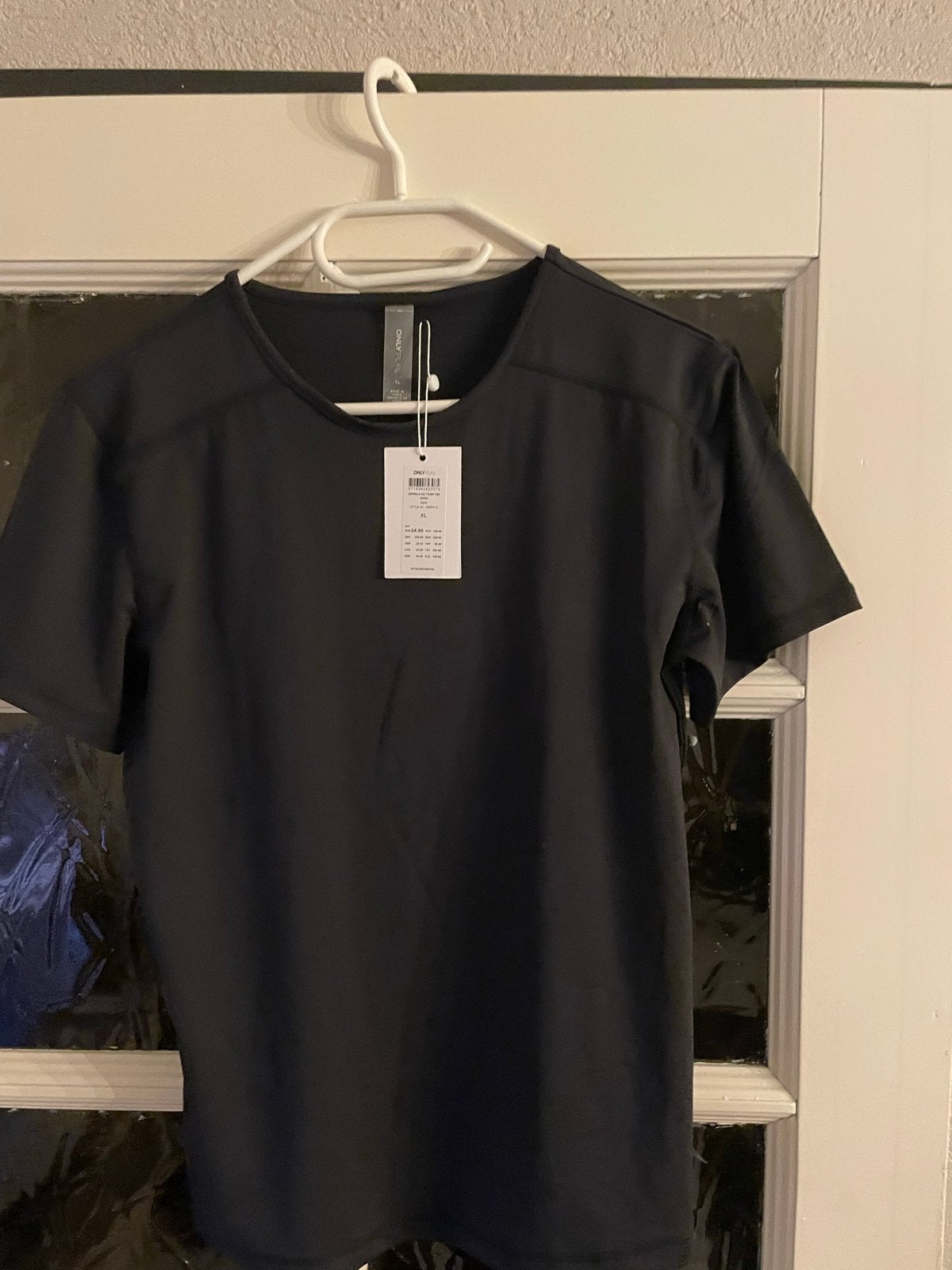 Only Play ONPMILA SS TRAIN TEE NOOS Zwart XL, Ophalen of Verzenden, Nieuw, Zwart