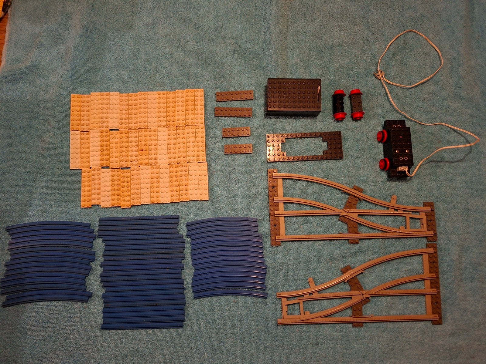Partij Lego trein ook onderdelen jaren 70, Ophalen of Verzenden, Gebruikt, Losse stenen, Lego