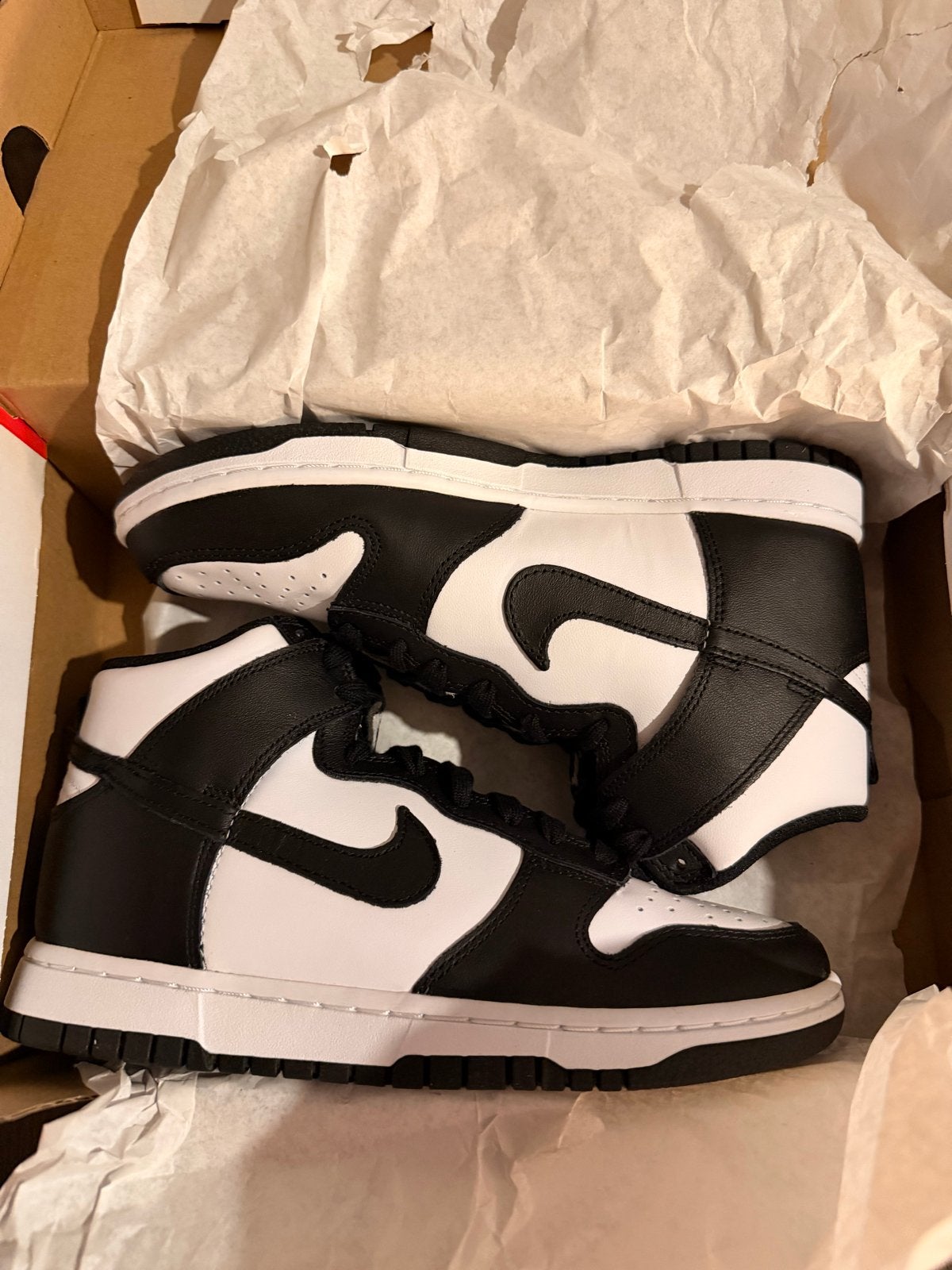 Nike Dunk High Panda 38,5 - Nieuw in doos, Kleding | Dames, Schoenen, Zwart, Nieuw, Ophalen of Verzenden, Sneakers of Gympen