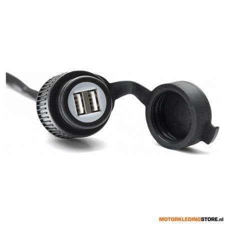 SW-Motech DUBBELE USB ADAPTER MET KABELBOOM., N.v.t., Motoren, Ophalen of Verzenden, Nieuw met kaartje
