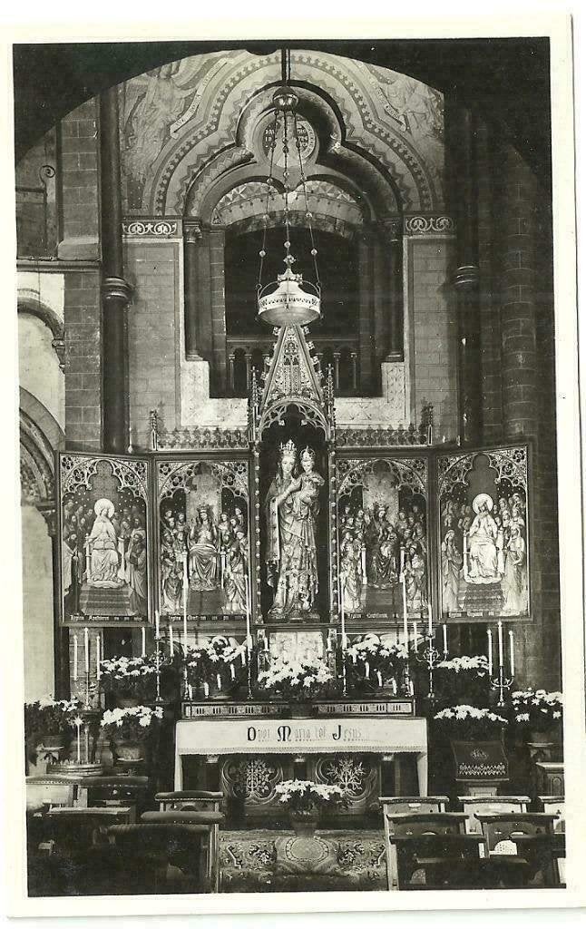 AK Roermond - OL Vr. Munsterkerk, Maria-Altaar, Ophalen of Verzenden, 1940 tot 1960, Ongelopen, Limburg
