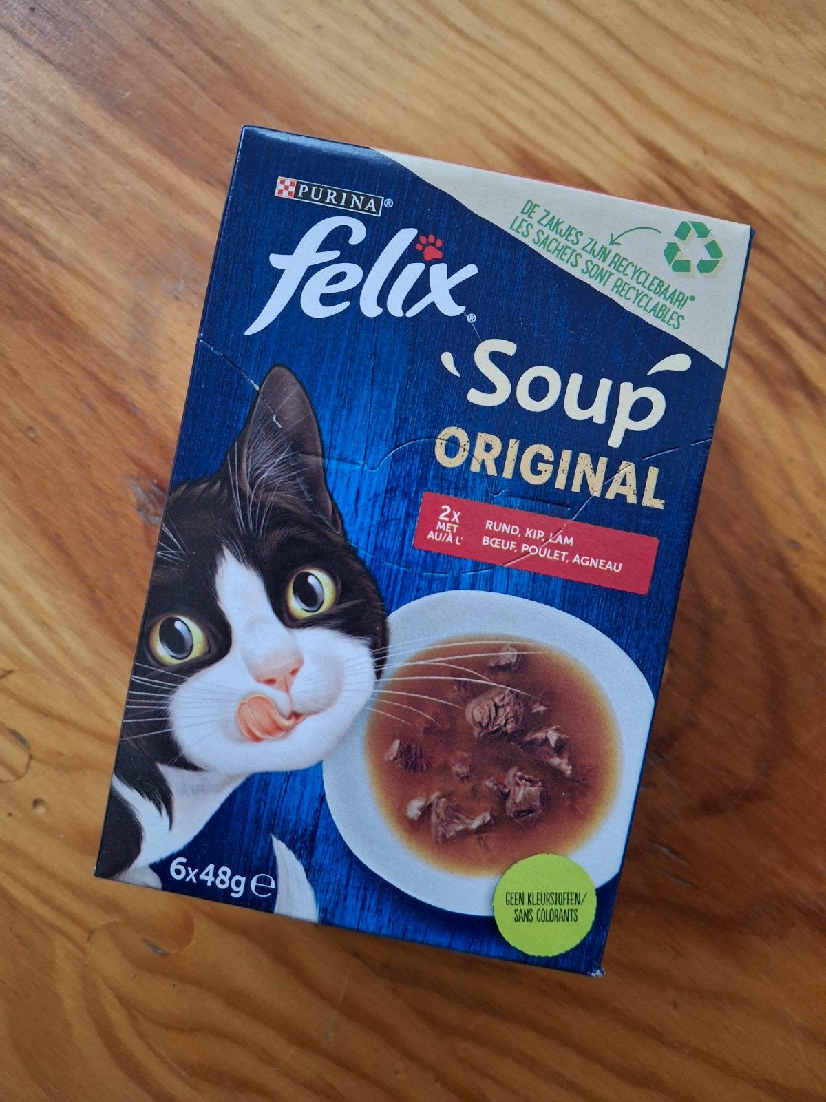 Felix Soup Orginal - rund, kip, lam, Dieren en Toebehoren, Dierenvoeding, Ophalen, Kat