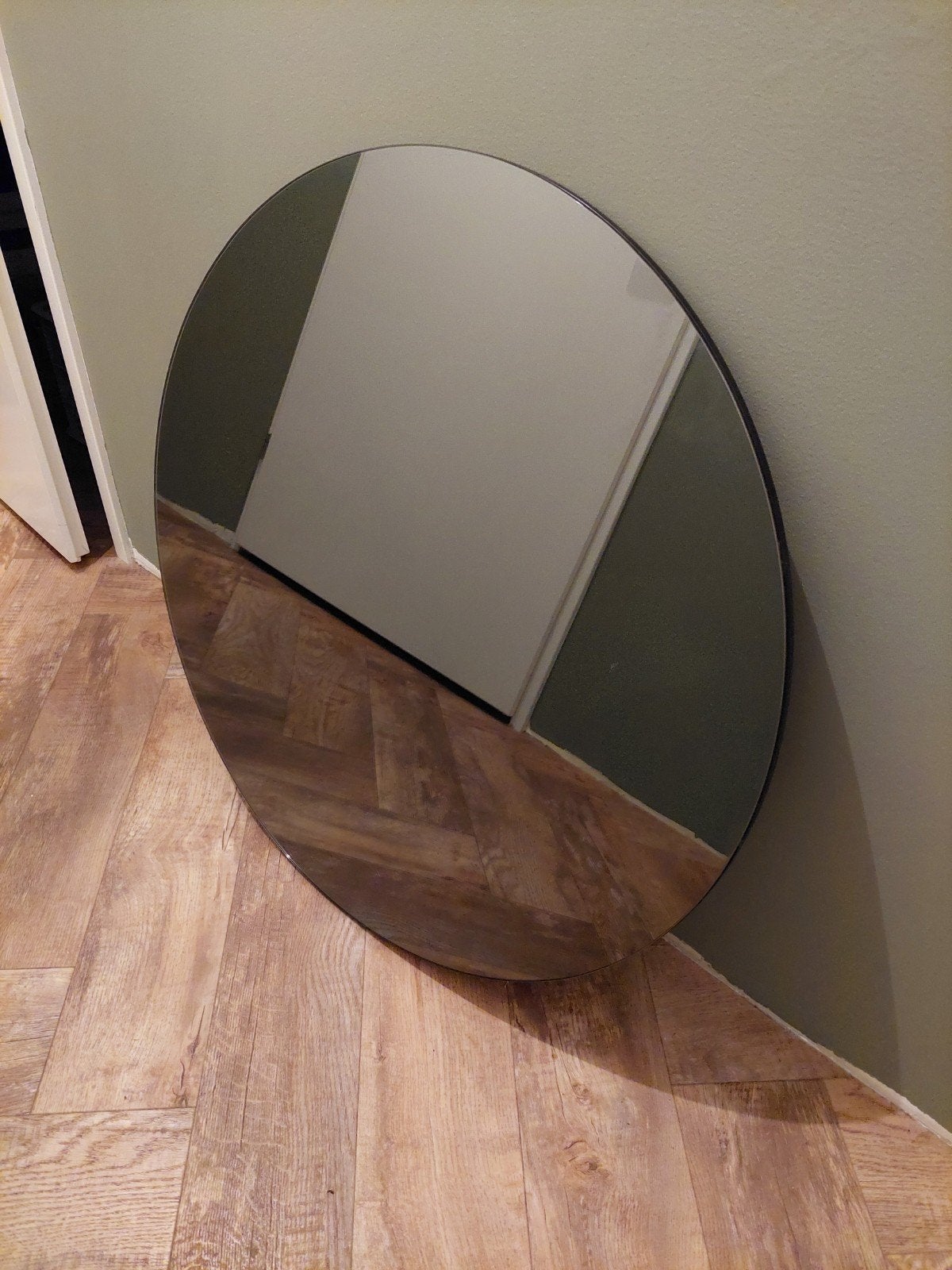 Grote ronde spiegel van house doctor (80cm).., 100 tot 150 cm, Rond, Ophalen of Verzenden, Zo goed als nieuw