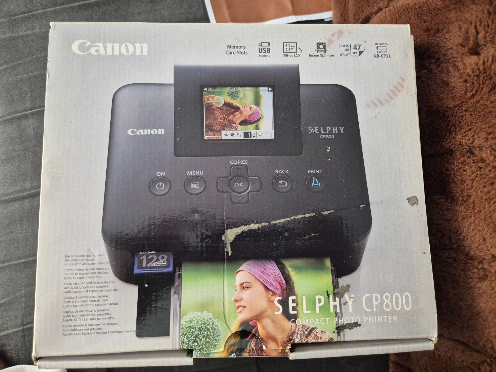 Canon Selphy CP800 Compacte Fotoprinter, Gebruikt, Fotoprinter, Canon, Kleur printen