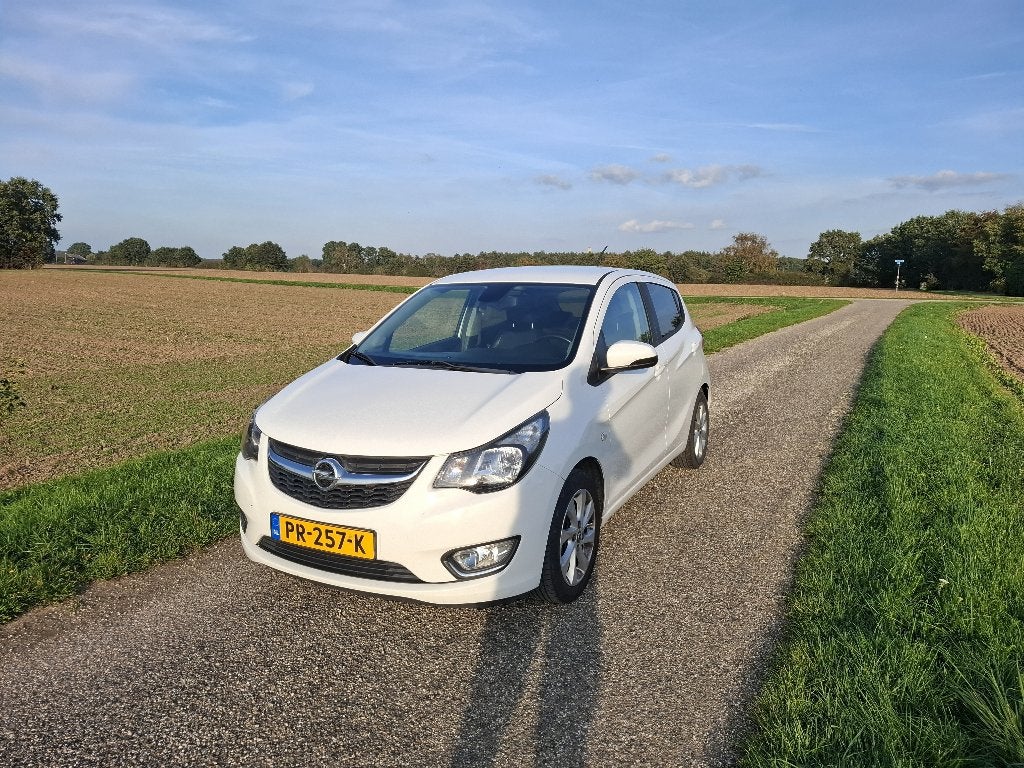 Opel Karl 1.0 Innovation • Climate Control • Navigatie, Voorwielaandrijving, 839 kg, Zwart, Leder en Stof